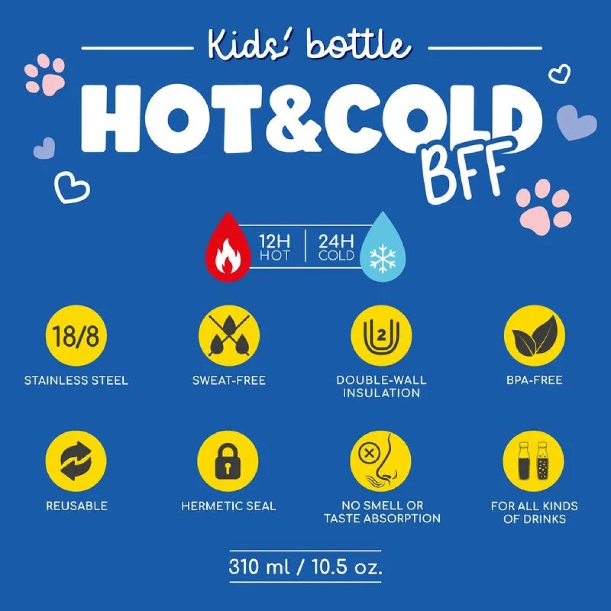 Mini termos 310ml HOT&COLD Kitty 