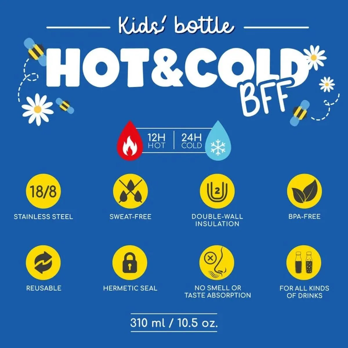Mini termos 310ml HOT&COLD Teddy Bear 