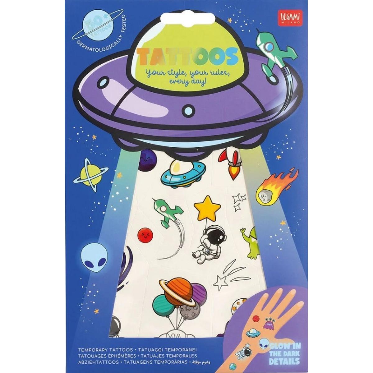 Set privremenih tetovaža SVEMIR 