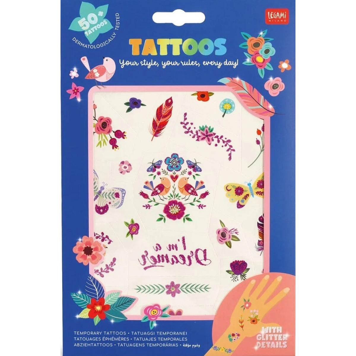 Set privremenih tetovaža CVEĆE 