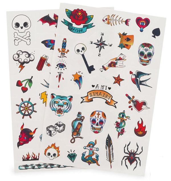 Set privremenih tetovaža OLD SCHOOL 