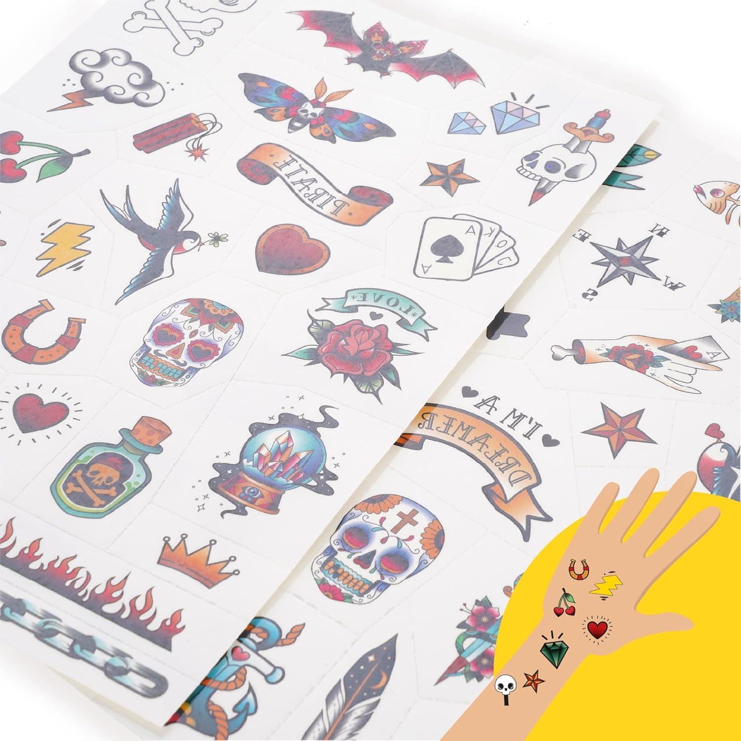 Set privremenih tetovaža OLD SCHOOL 