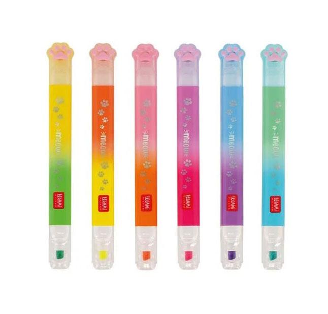 Set dvostranih signira MEOW - KITTY 