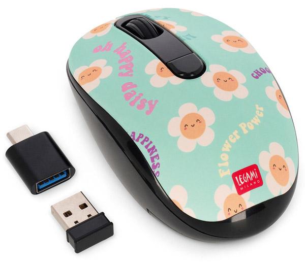 Bežični miš ZELENI - BELE RADE 