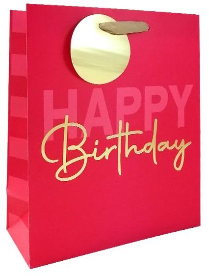 Ukrasna kesa PINK BIRTHDAY M 