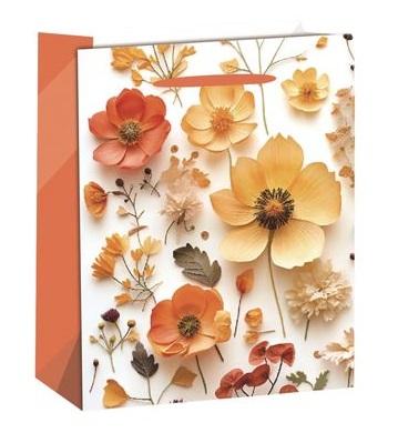 Ukrasna kesa ORANGE FLOWERS M 