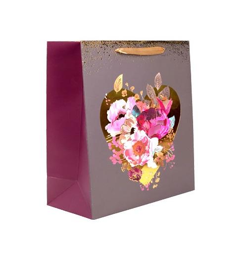 Ukrasna kesa HEART WITH FLOWERS P 