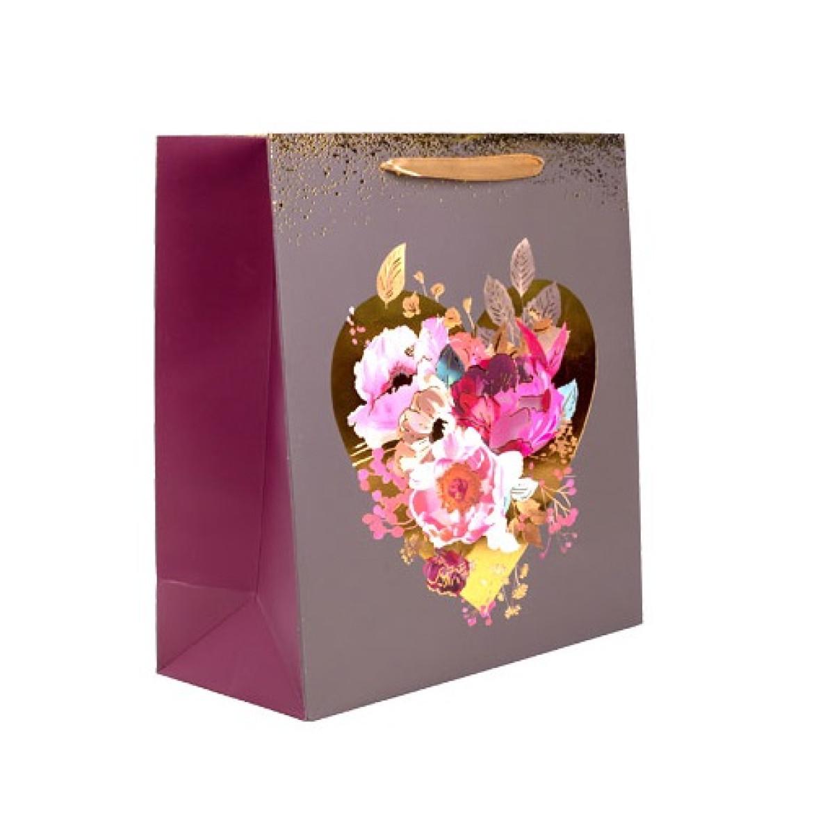 Ukrasna kesa HEART WITH FLOWERS P 