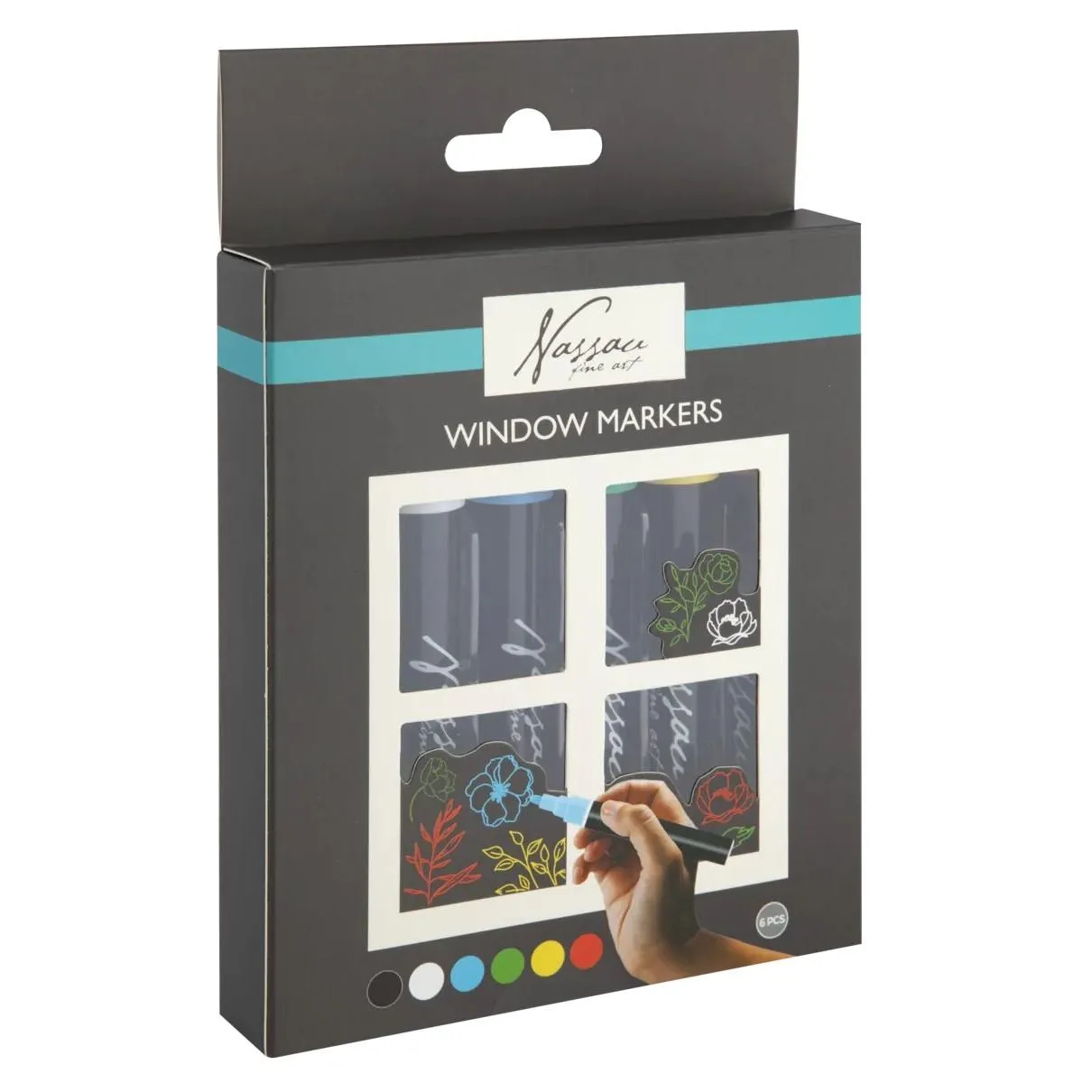 Set šest markera sa tečnom kredom 