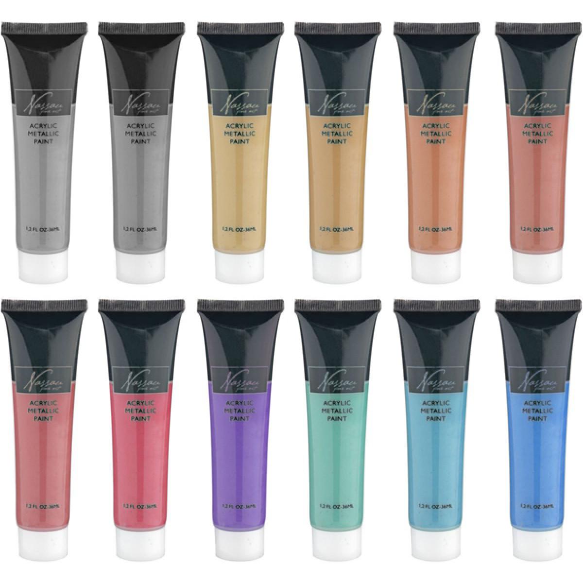 Set akrilnih boja  36ml - 12 kom 