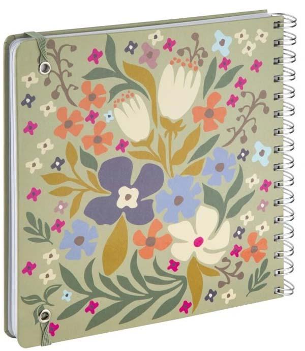 SCRAPBOOK FLOWERS 20,5x20,5cm 