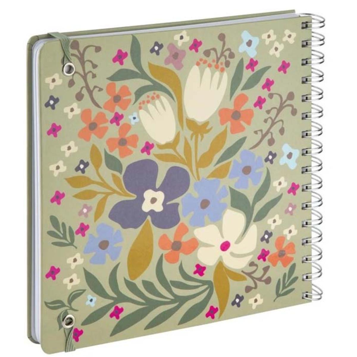 SCRAPBOOK FLOWERS 20,5x20,5cm 