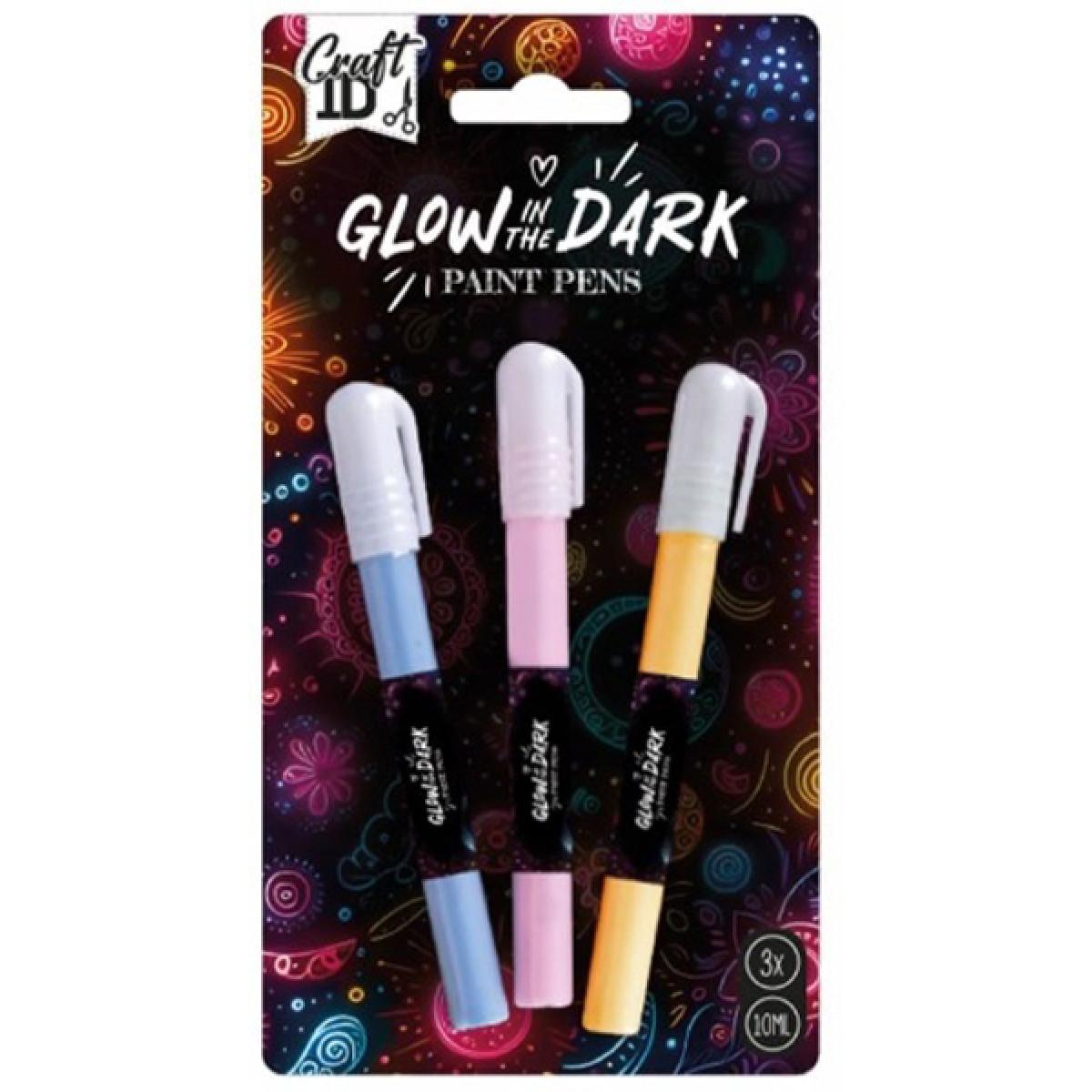 Set tri markera koji svetle u mraku 10ml 