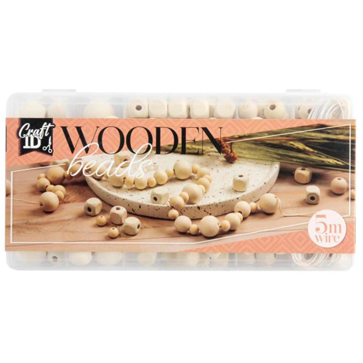 Set drvenih perli 5m 