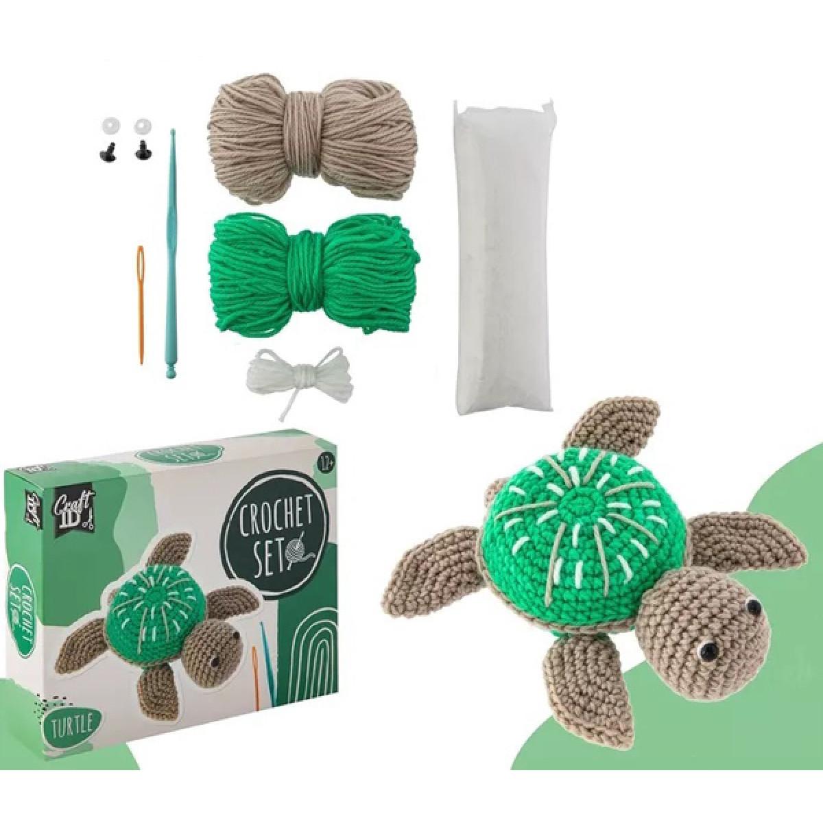 Kreativni set za heklanje  KORNJAČA 14x4x16cm 