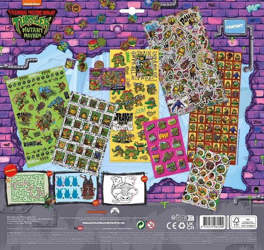 Set stikera NINJA TURTLES 