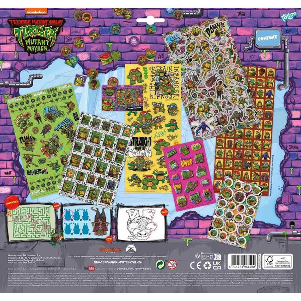 Set stikera NINJA TURTLES 