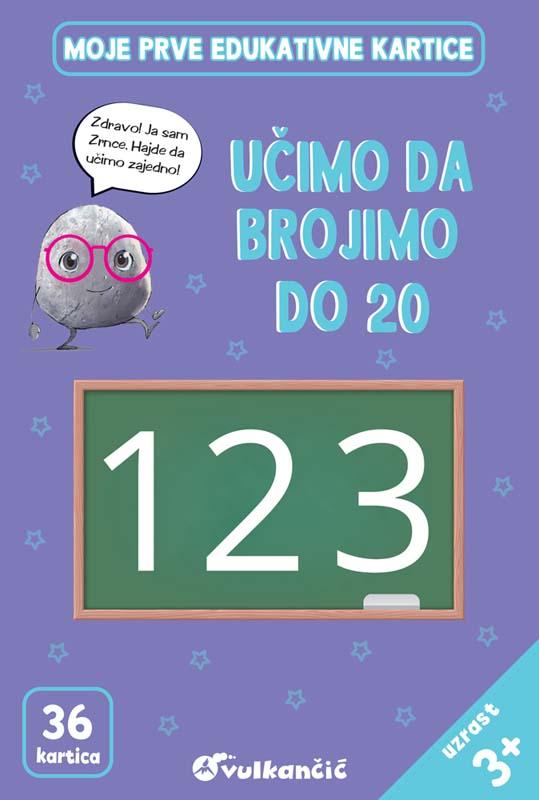 ZRNCE KARTICE – UČIMO DA BROJIMO DO 20 – LATINICA 