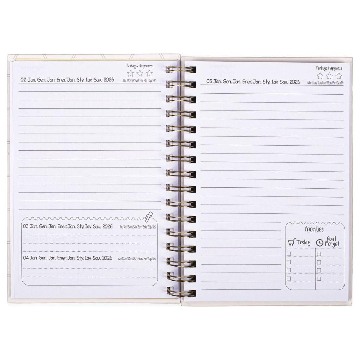 Agenda sa olovkom 2026 (12m) POSH&POP Bee You 