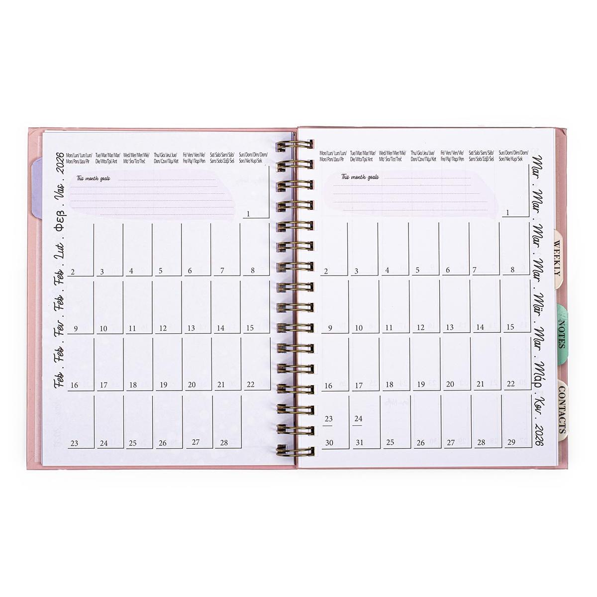 Agenda sa olovkom 2026 (12m) POSH&POP Make It Happen 