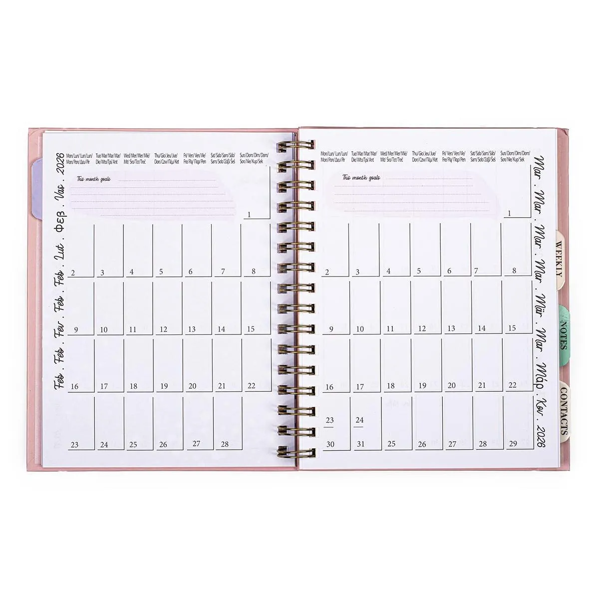 Agenda sa olovkom 2026 (12m) POSH&POP Make It Happen 