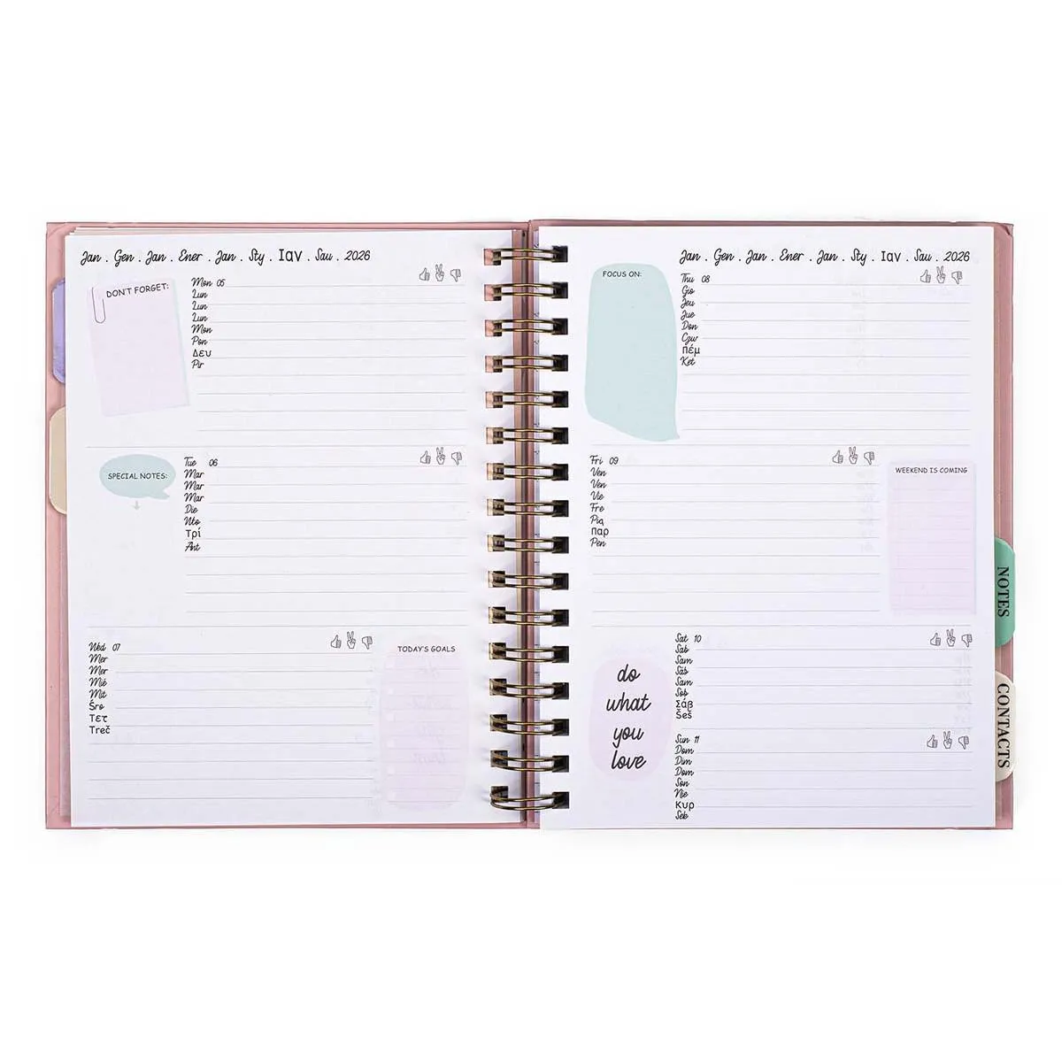 Agenda sa olovkom 2026 (12m) POSH&POP Make It Happen 