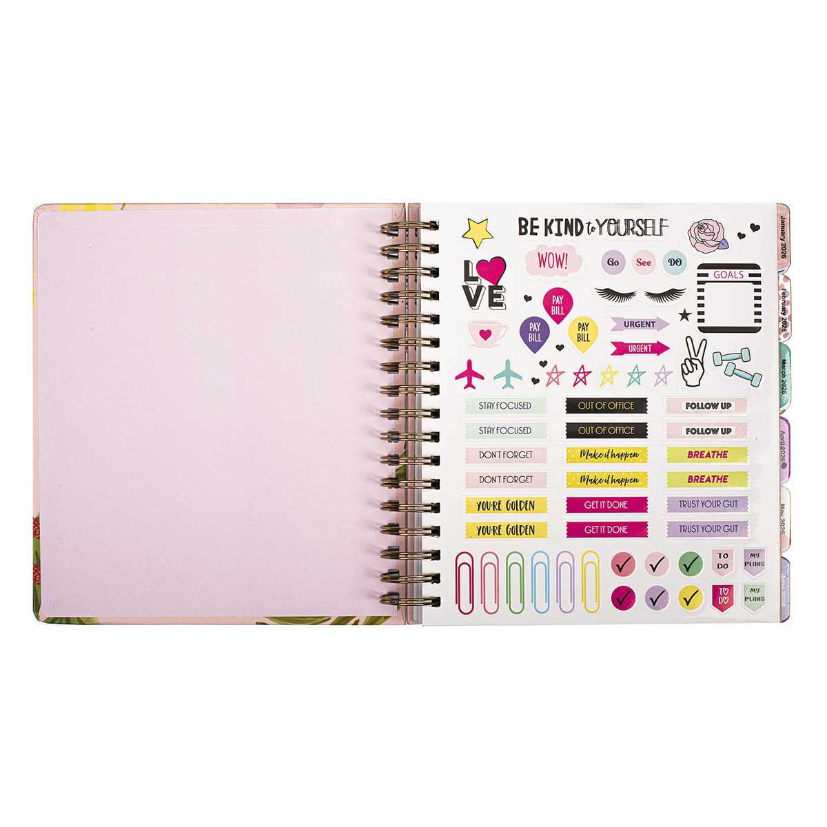 Agenda sa olovkom 2026 (12m) POSH&POP Bloom 