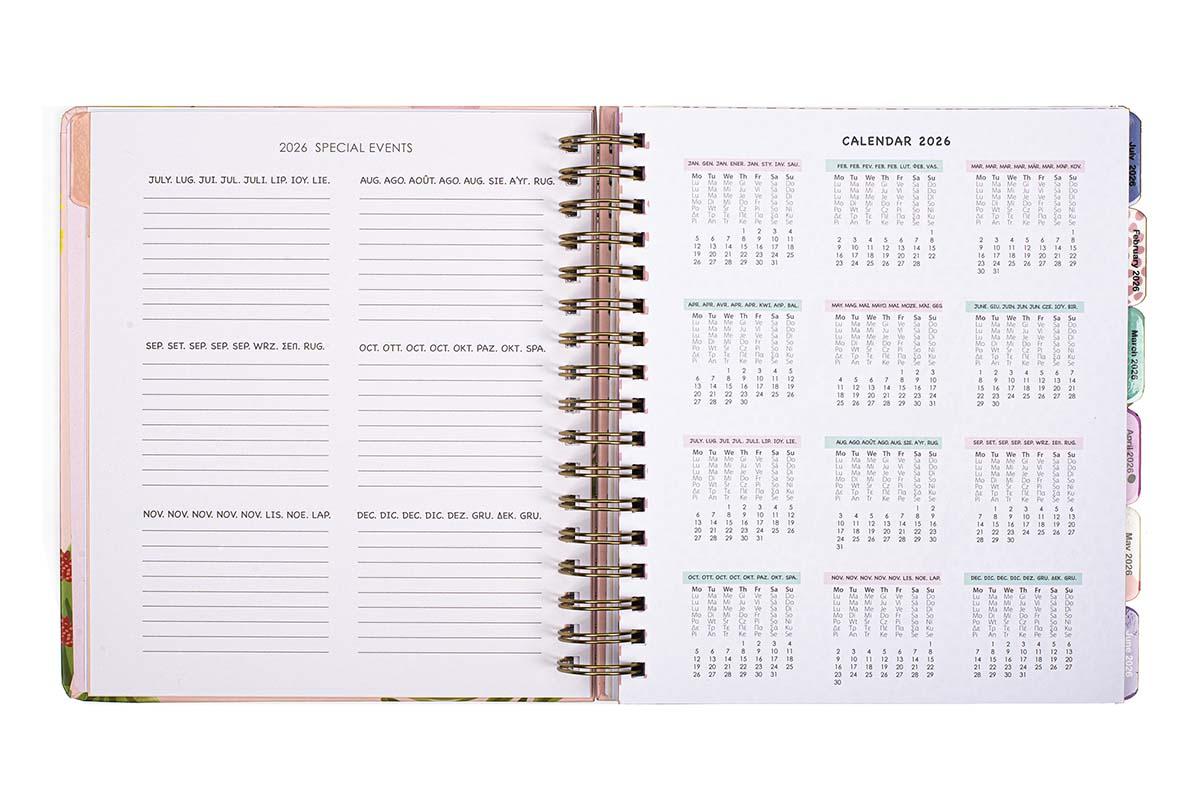 Agenda sa olovkom 2026 (12m) POSH&POP Bloom 