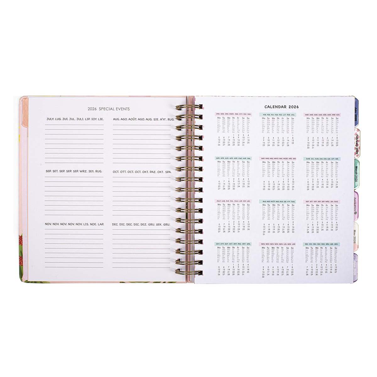 Agenda sa olovkom 2026 (12m) POSH&POP Bloom 