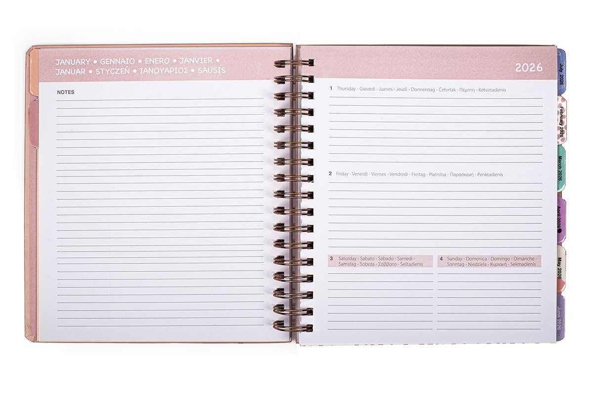 Agenda sa olovkom 2026 (12m) POSH&POP Life Is Good 