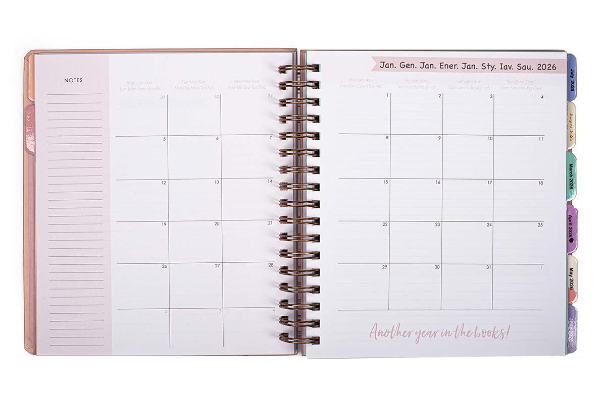 Agenda sa olovkom 2026 (12m) POSH&POP Life Is Good 