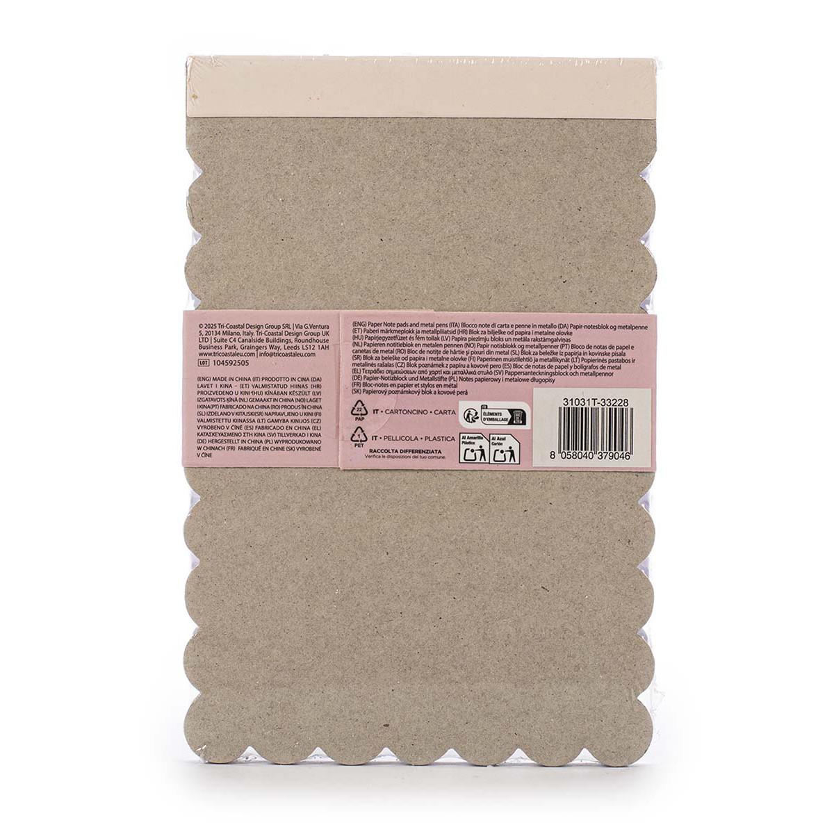 Poklon set COZY 3 blokova za poruke i 2 hemijske olovke 