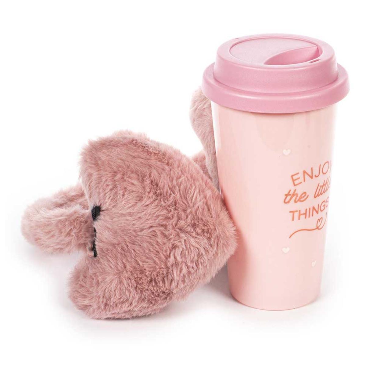 Poklon set COZY Putna šolja i grejač za uši 