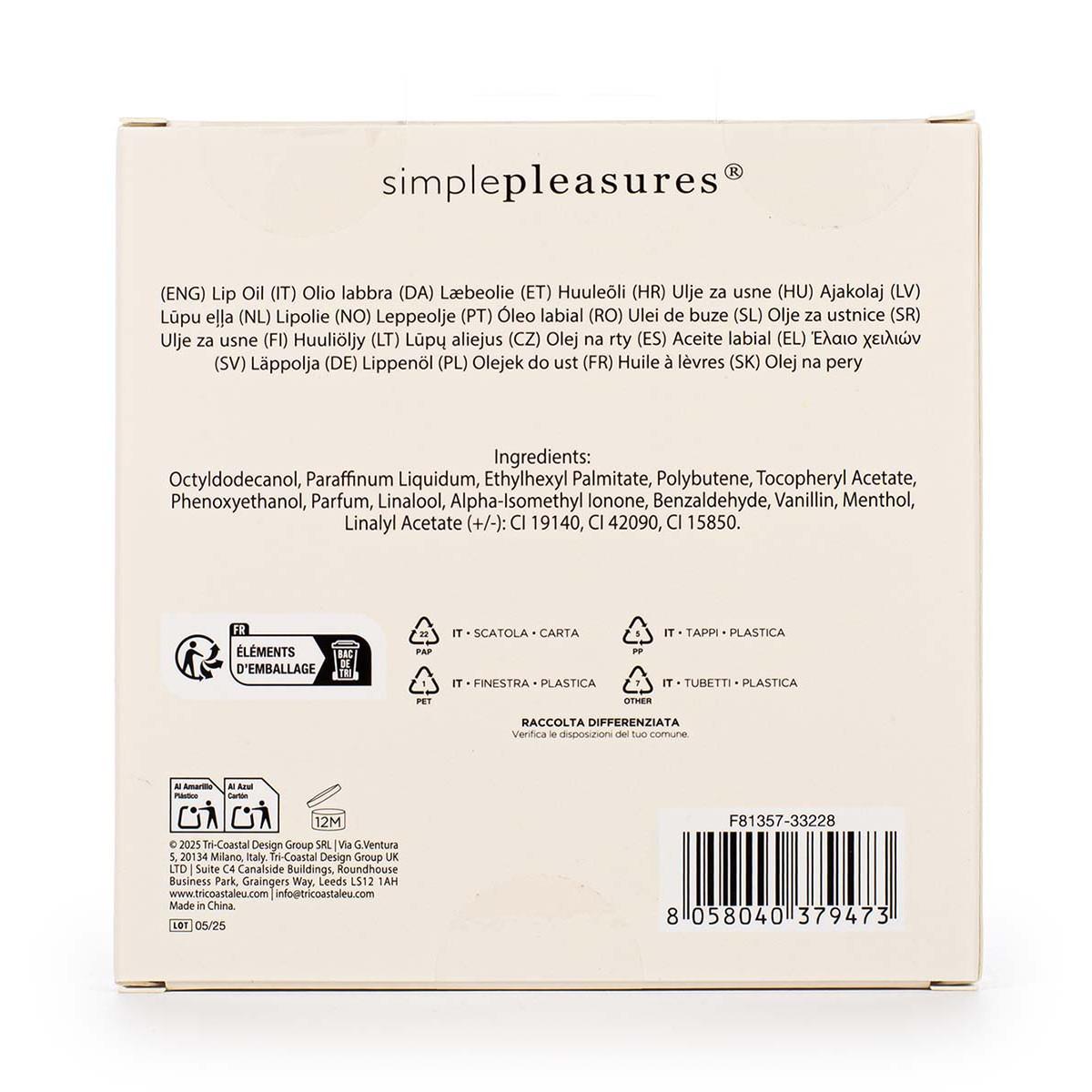 Poklon set COZY Ulje za usne 5x3ml 