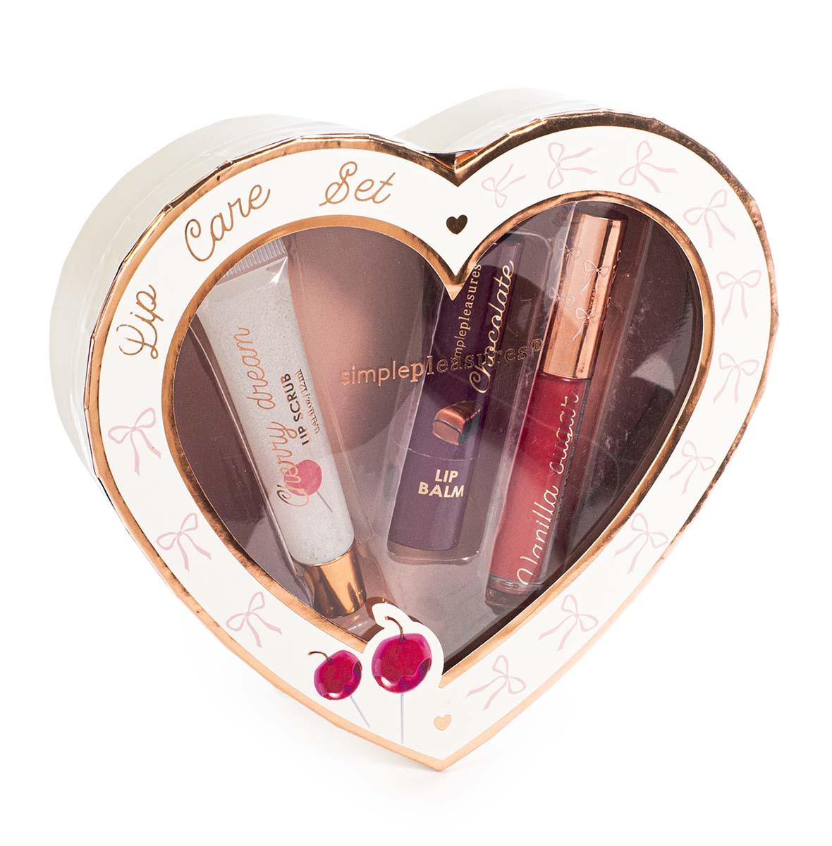 Poklon set COZY Balzam, sjaj i piling za usne 