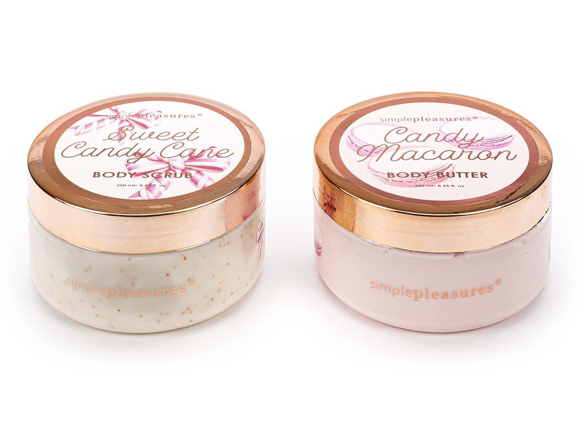 Poklon set COZY Puter za telo i piling 