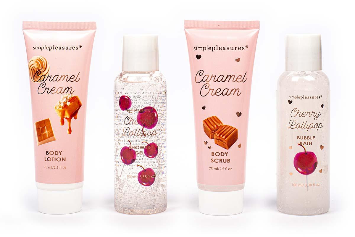 Poklon set COZY Losion za telo, kupka, piling 