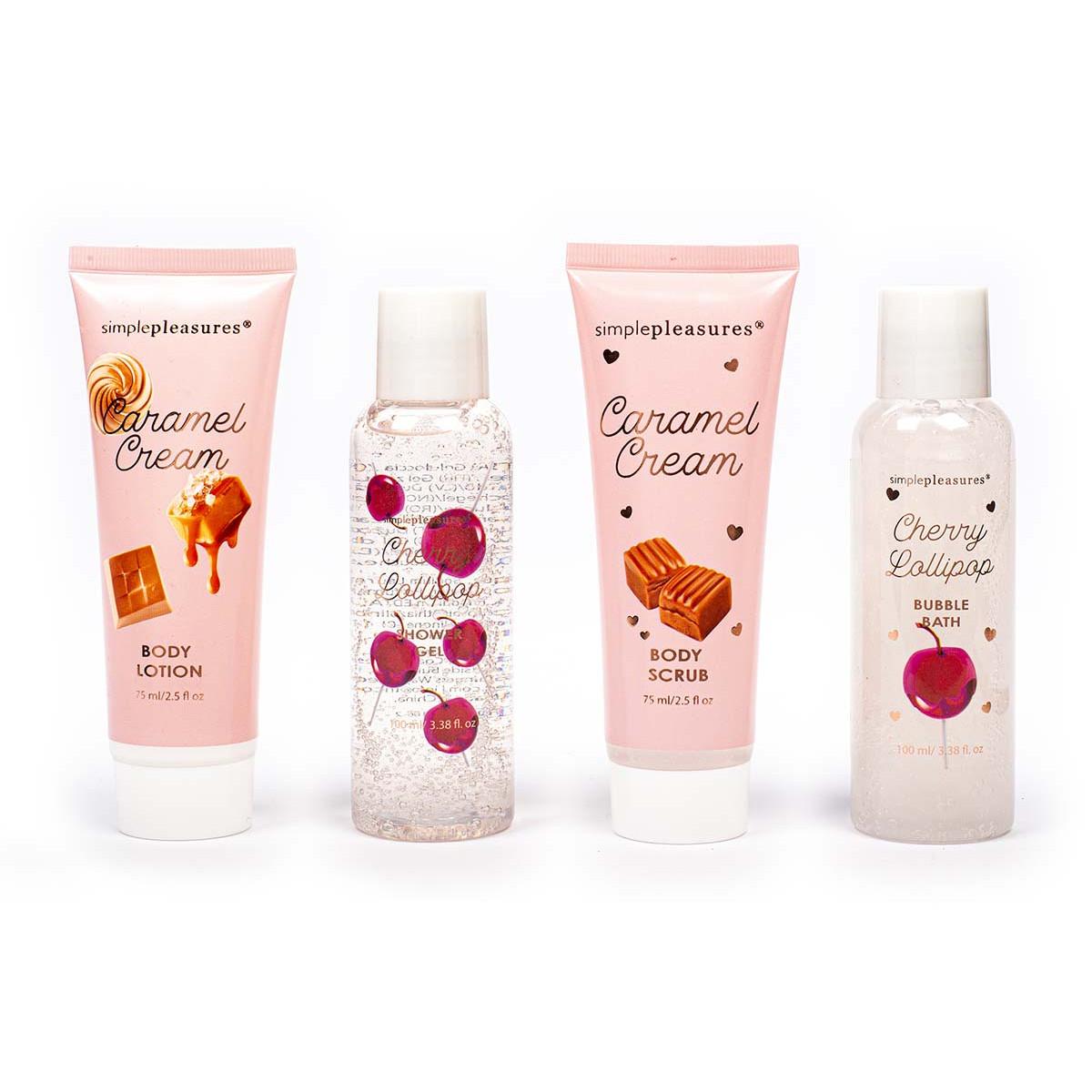 Poklon set COZY Losion za telo, kupka, piling 