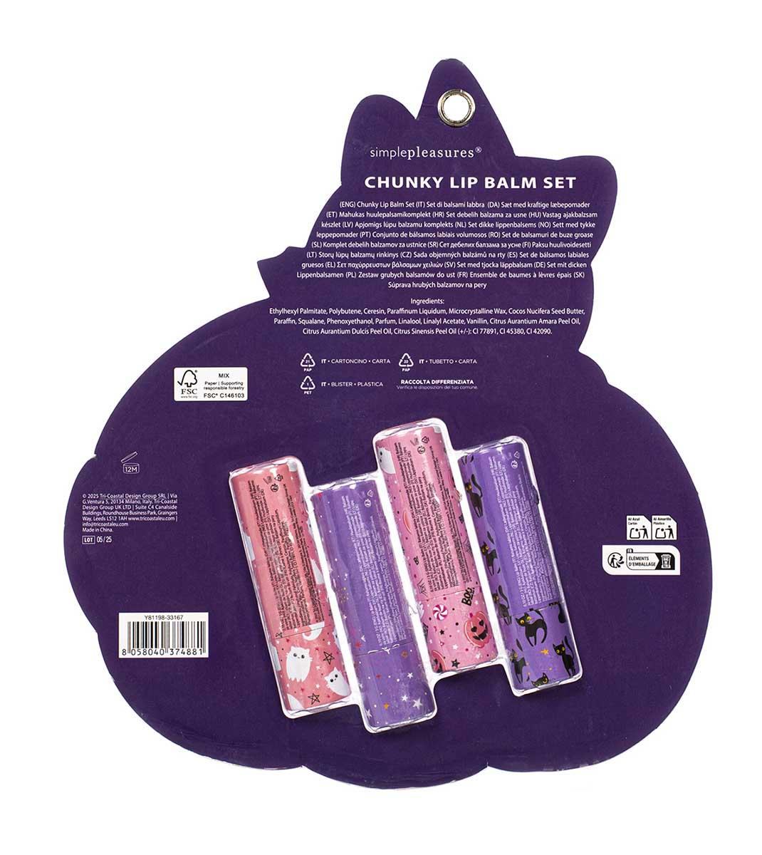 Set balzama za usne HALLOWEEN - PUMPKIN 