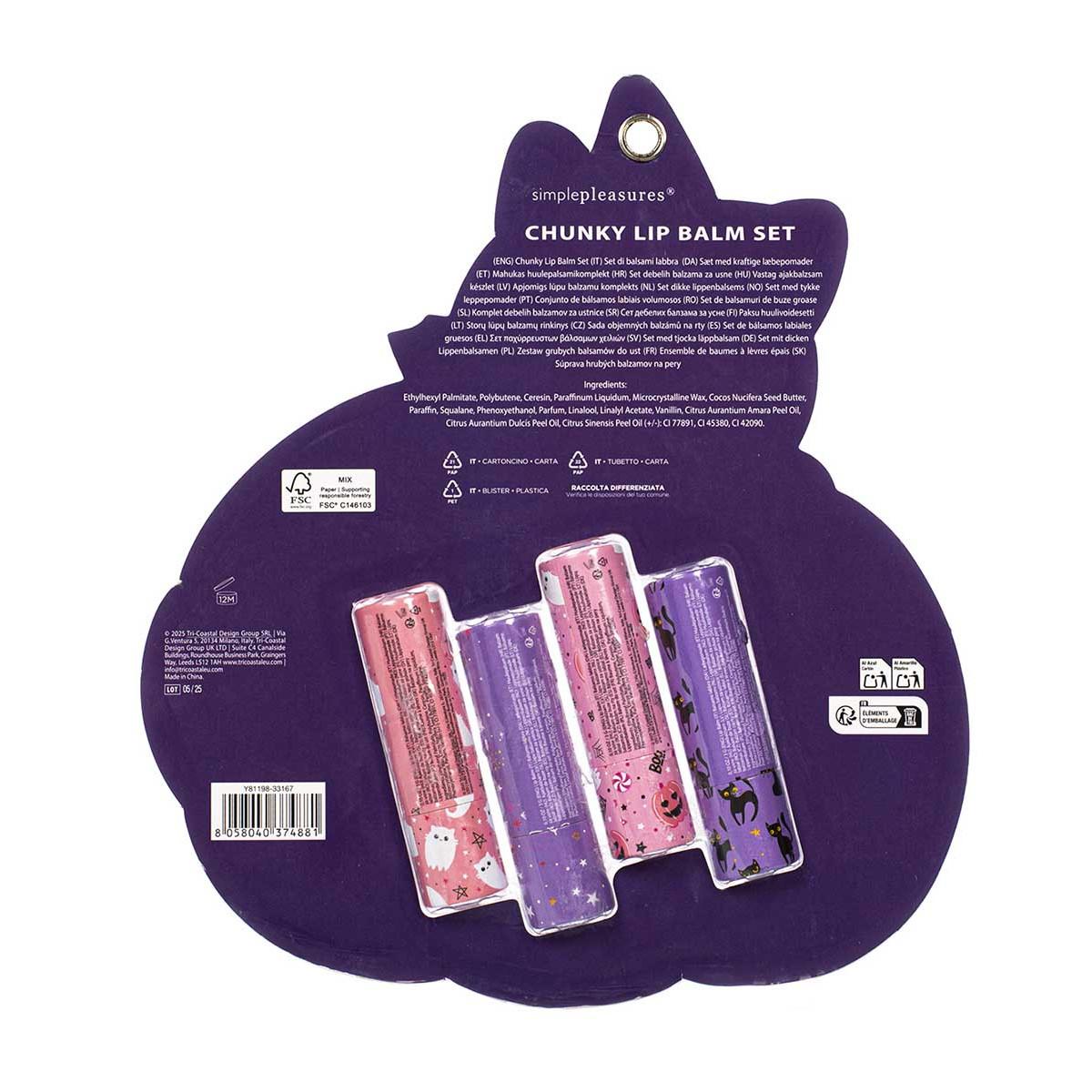 Set balzama za usne HALLOWEEN - PUMPKIN 