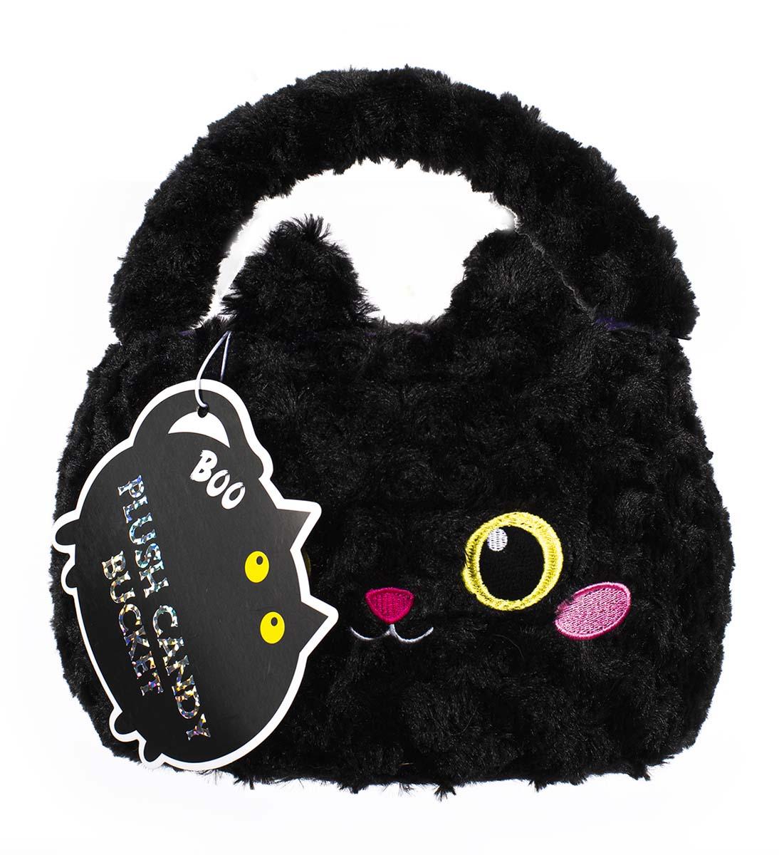 Plišana korpica HALLOWEEN - BLACK CAT 