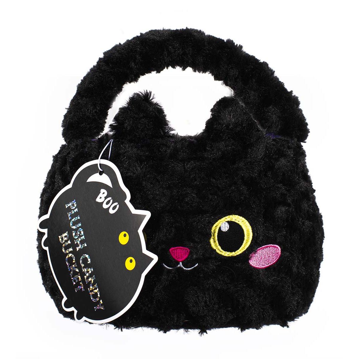 Plišana korpica HALLOWEEN - BLACK CAT 