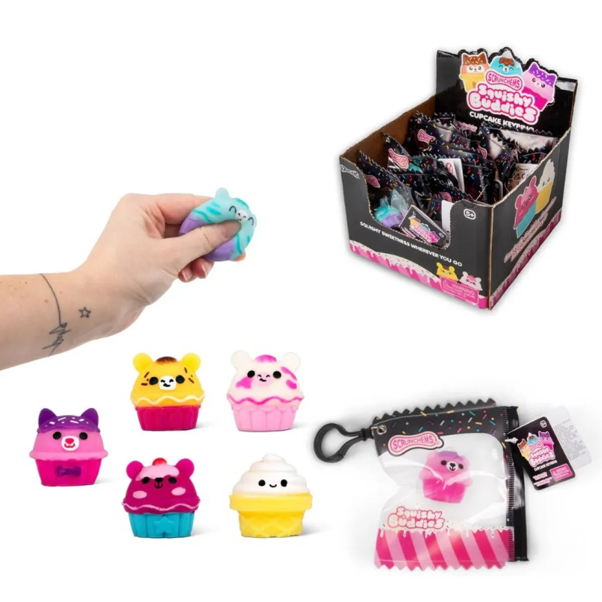 Antistres igračka SCRUNCHEMS - SQUISHY BUDDIES (Više vrsta) 