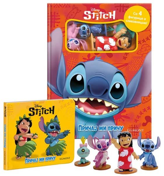 DISNEY STITCH PRICAJ MI PRICU  (SA 4 FIGURICE I SLIKOVNICOM) 