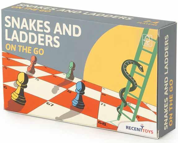 Društvena igra ON THE GO SNAKES & LADDERS 