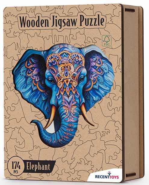 Drvene puzzle ELEPHANT 