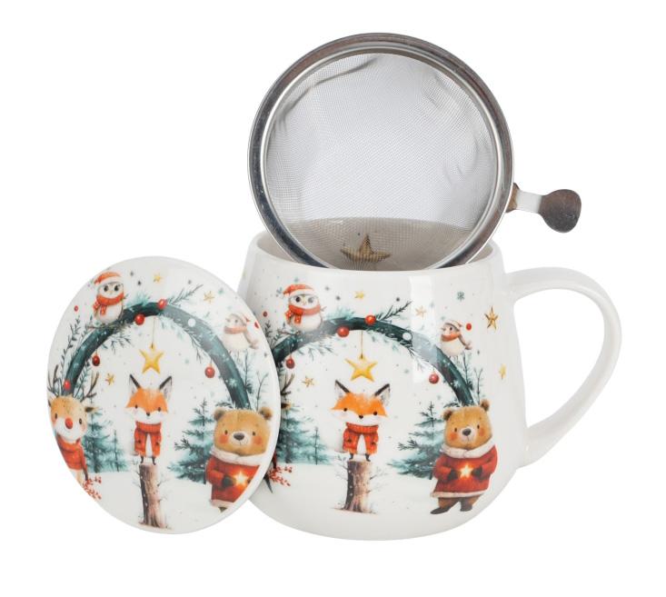 Šolja sa infuzerom 430ml NOVA GODINA Grad 