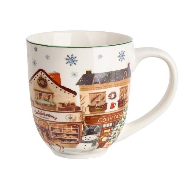 Velika šolja 1000 ml NOVA GODINA Grad 