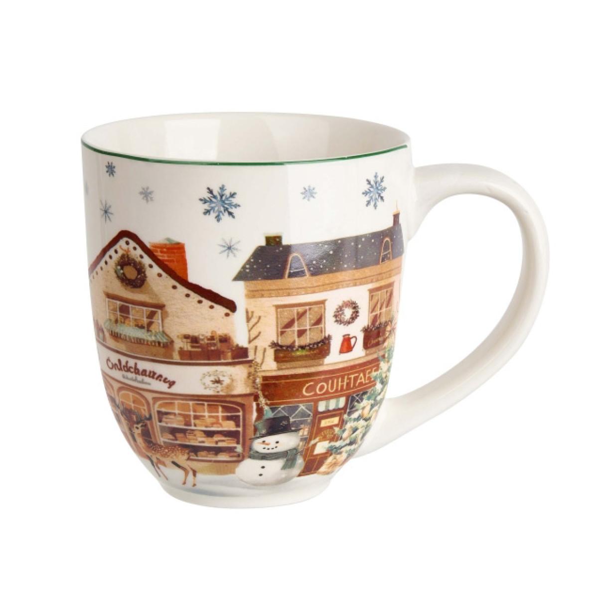 Velika šolja 1000 ml NOVA GODINA Grad 