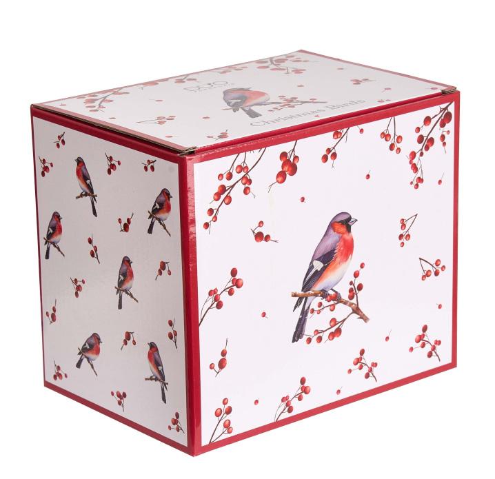 Velika šolja 1000 ml NOVA GODINA Ptice 